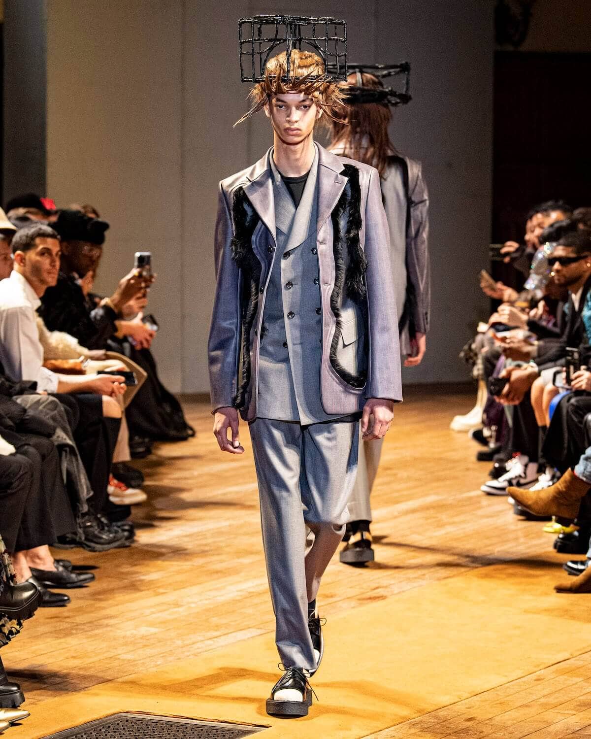 COMME des GARÇONS HOMME PLUS ロンT 23AW COMME des GARCONS HOMME PLUS 23AW Cut-Out Detail Long Sleeve T